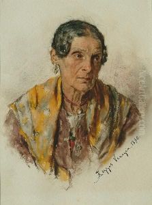 Portrait Of A Lady by Alessandro Zezzos