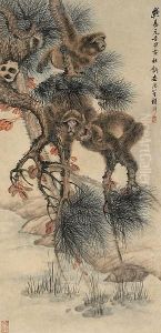 Three Monkeys by Cheng Zhang