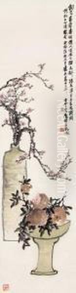 Guavas And Plum Blossoms - view 1