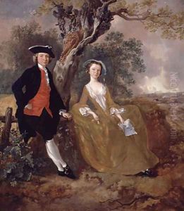 An Unknown Couple in a Landscape