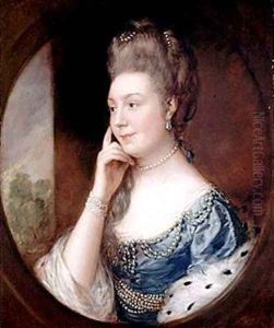 Portrait of Mrs. Collins by Thomas Gainsborough
