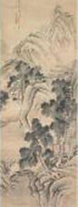 Scholar And Attendant Landscape