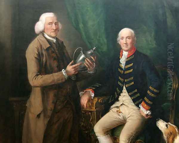 William Anne Hollis, Fourth Earl of Essex, Presenting a Cup to Thomas Clutterbuck of Watford - view 1