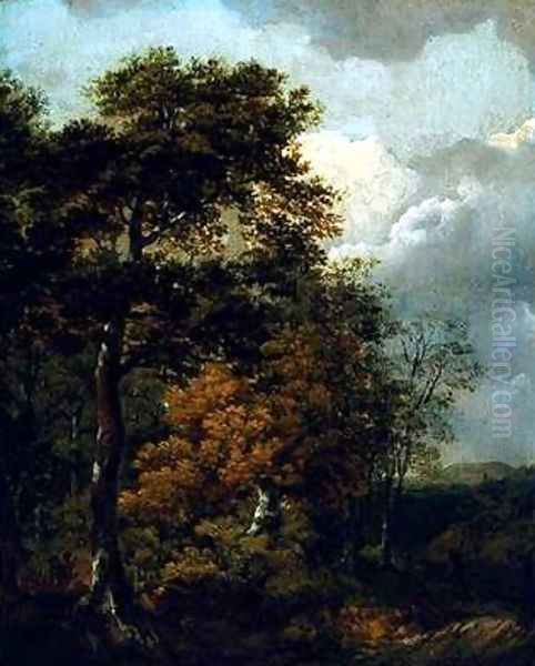 Landscape with a Peasant on a Path circa - view 1