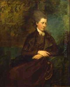 Portrait of Georgiana Poyntz Countess Spencer by Thomas Gainsborough