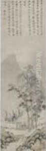 Landscape With Figures by Shen Zhou