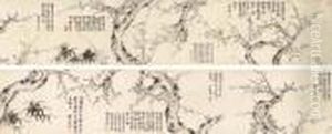 Bamboo And Plum Blossoms In Ink