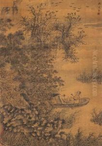 Drunken Fishermen by Shen Zhou