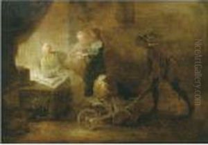 The Marriage Contract by Januarius Zick