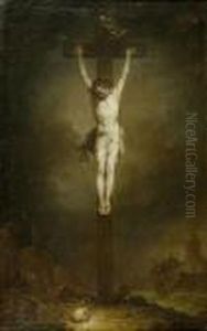 Christ On The Cross by Januarius Zick