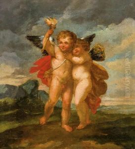 Amor Und Psyche by Januarius Zick