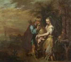 Biblische Szene. by Januarius Zick