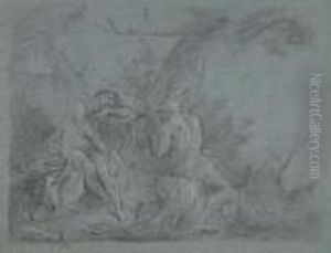 Merkur Und Argus. by Januarius Zick
