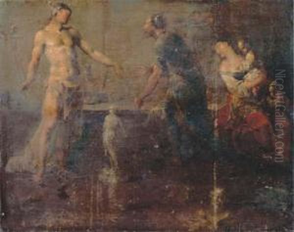 Mercury In The Sculptor's Studio - view 1