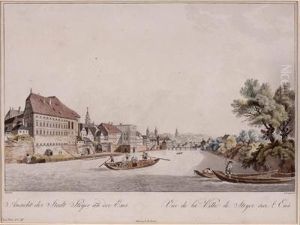 "ansicht Der Stadt Steyr An Der En(n) S" by Johann Ziegler