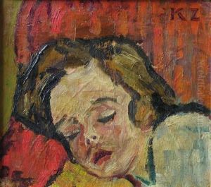 Jeune Fille Endormie by Kazimierz Zieleniewski