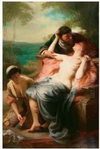Le Prince Et La Courtisane by Edouard Francois Zier