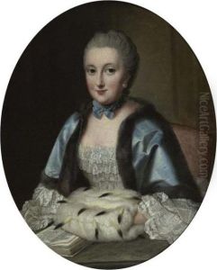 Portrait Der Maria Anna Freifrau Von Hutten Zu Stolzenberg.