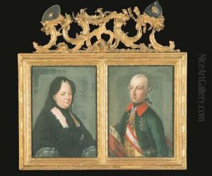 Portraits De L'imperatrice Marie-therese Et De L'empereur Joseph Iid'autriche
