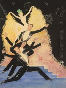 Mistinguett by Louis Gaudin Zig