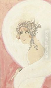 Mistinguett by Louis Gaudin Zig