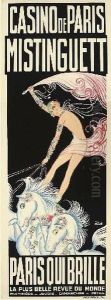 Casino De Paris, Mistinguett, Paris Qui Brille by Louis Gaudin Zig