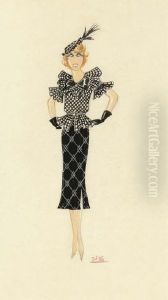 Mistinguett by Louis Gaudin Zig