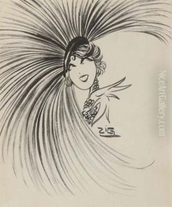 Mistinguett by Louis Gaudin Zig