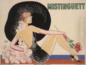 Mistinguett by Louis Gaudin Zig