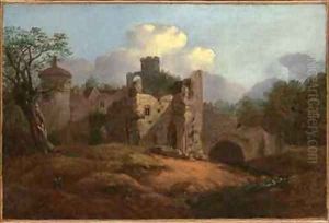 Landscape with a Ruined Castle by Thomas Gainsborough