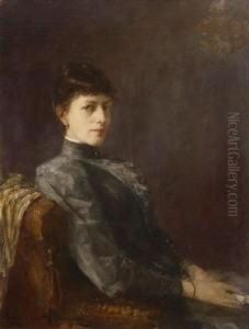 Bildnis Der Ehefrau Des
Kunstlers. by Ernst Karl Georg Zimmermann