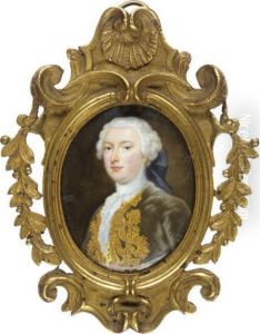 Portrait Of George William Farmer by Christian Friedrich Zincke