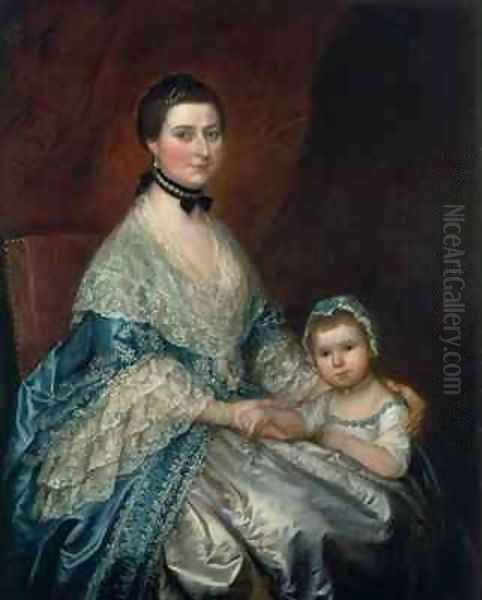 Mrs Bedingfield and her Daughter - view 1