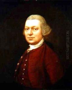 Portrait of John Joshua Kirby 1716-74 by Thomas Gainsborough