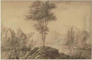 Paysage Au Bord D'une Riviere