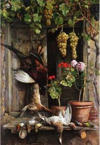 Still Life With Game by Aurelio Zingoni