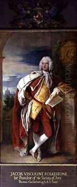 Portrait of Jacob Bouverie First Viscount Folkestone and First President of the Society of Arts - view 1