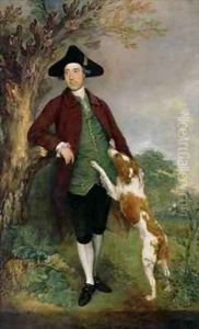 Portrait of George Venables Vernon 2nd Lord Vernon by Thomas Gainsborough