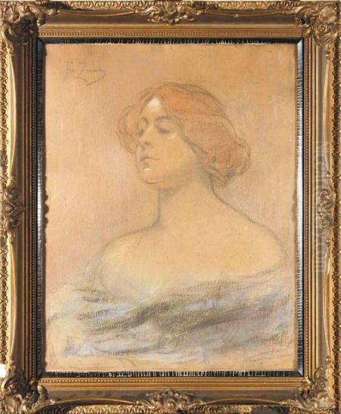 Szkic - Portret Rudowlosej - view 1