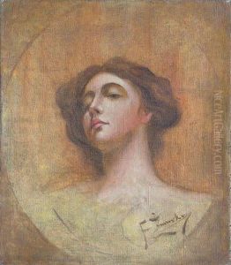 Modelka, Okolo 1909 by Franciszek Zmurko