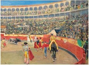 La Corrida by Henri Achille Zo