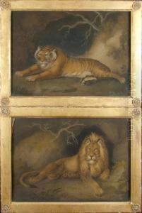 Pair Sandpaintings