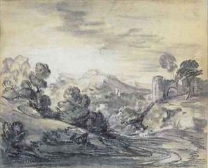Wooded Landscape with Castle