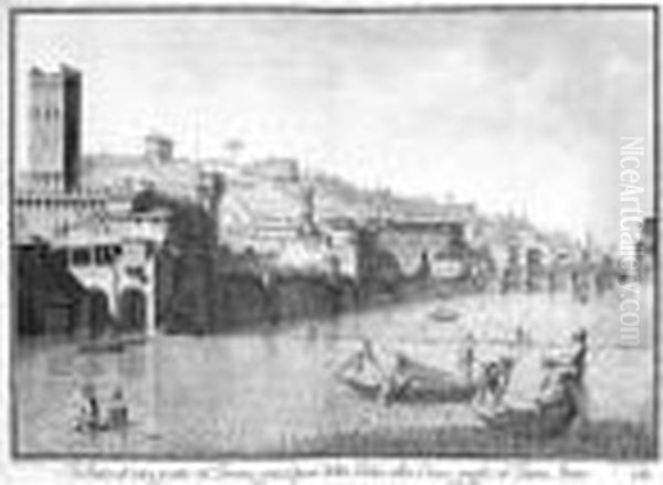Scelta Di Xxiv Vedute Delle
Principali Contrade, Piazze, Chiese, E Palazzi Della Citta Di Firenze. - view 1