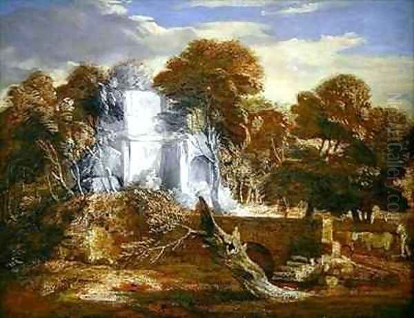 Landscape with a Figure and Cattle - view 1