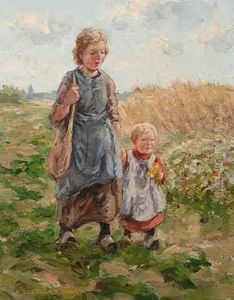 Walking On The Field by Jan Zoetelief Tromp
