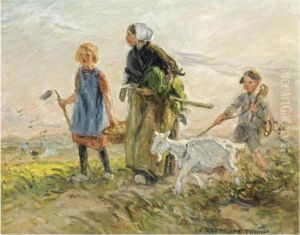 Returning From The Fields by Jan Zoetelief Tromp