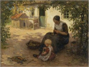 Peeling Potatoes by Jan Zoetelief Tromp