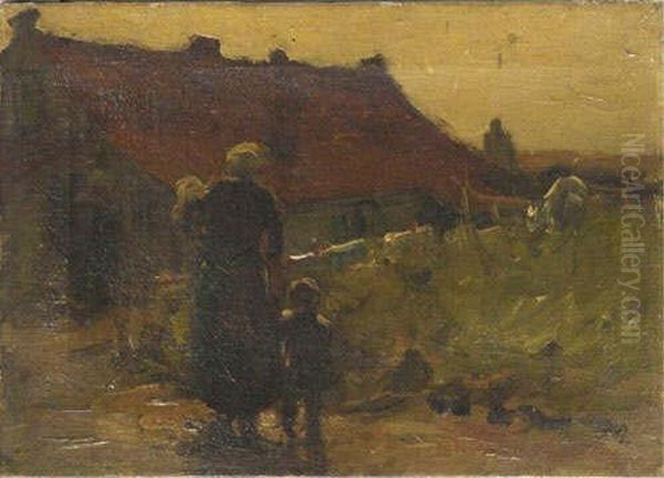A Study Of A Mother And Child With Babe Inarms - view 1
