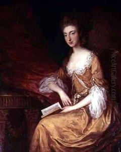 Portrait of a Lady with a Book by Thomas Gainsborough